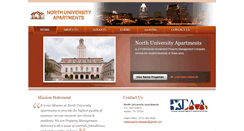 Desktop Screenshot of northuniversityapartments.com